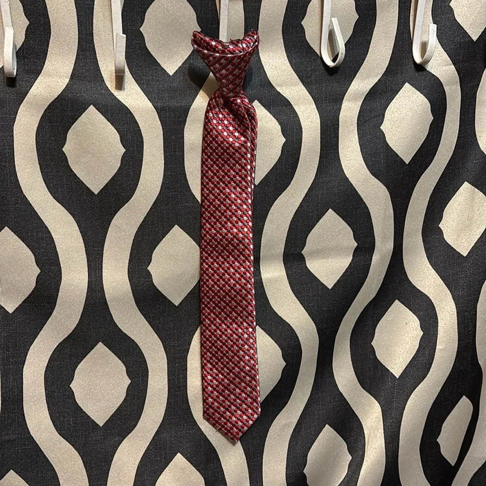 DOCKERS BOYS CLIP ON TIE 14”X2”